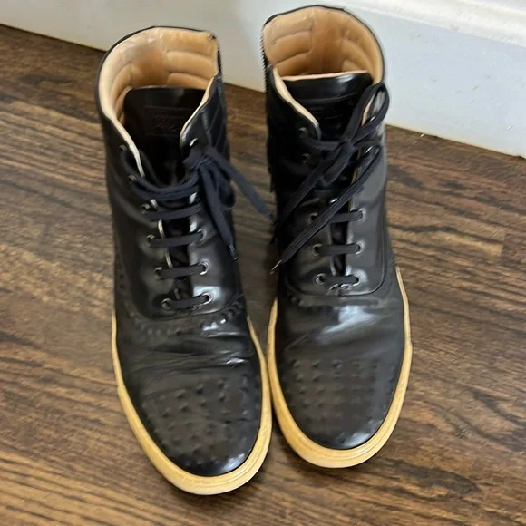 Alexander McQueen leather high tops - Picture 1 of 7